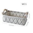 thumbnail image 3 of Cesta de almacenamiento de fieltro, rectangular, para ropa sucia, con asas, para el hogar, el dormitorio, el baño, los estantes y el armario, 3 of 9