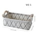 thumbnail image 2 of Organizador de ropa sucia con asas para dormitorio, baño y estantes de armario Cestas de almacenamiento rectangulares de fieltro, 2 of 8