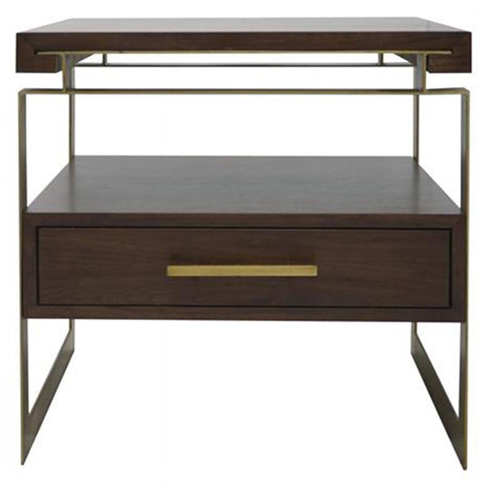 Duette Side Table Rich Nut Brown