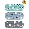 thumbnail image 6 of [4 PACK / 3 PACK], JAVOedge Printed Pattern Durable Hard Clamshell Eyeglass Case with Bonus Microfiber Cloth, 6 of 7