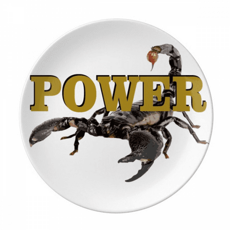 

Natural Insect Power Scorpions Plate Decorative Porcelain Salver Tableware Dinner Dish