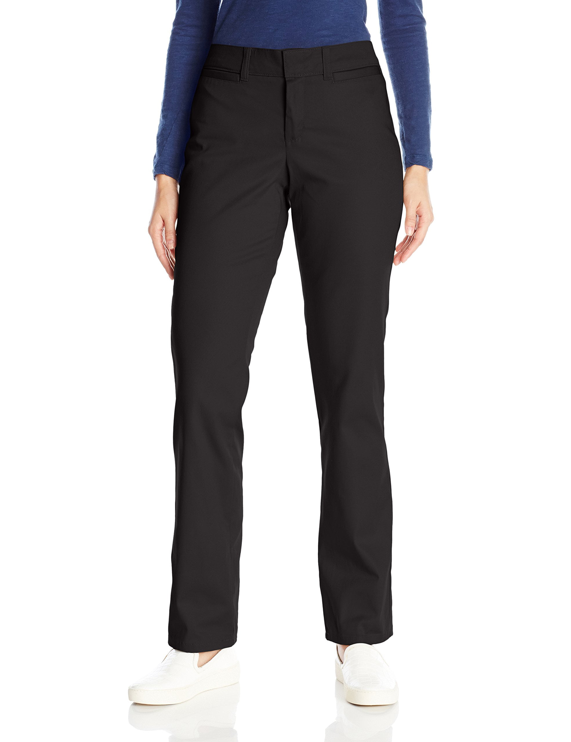 Catan - dickies women's relaxed straight stretch twill work pant, black ...