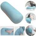 thumbnail image 2 of Super Soft Head Pillow Cylindrical Pillow Bed Convenient Travel Office Pillow( W5S5, 2 of 5