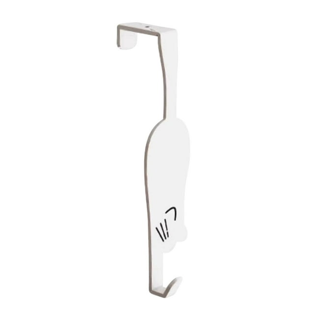 Hanger And Storage Rack Behind The Door No Punching Kitchen Cabinet Door Wall Mounted Clothes Rack For Storing Clothes Hats Keys