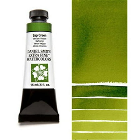 Green Watercolour - Daniel Smith - Extra-Fine Watercolor - 15ml Tube - Sap Green