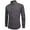 D1-Gray, variant on Mens Dress Shirts Long Sleeve Wrinkle-Free Business Casual Button Down Shirt Gray XL