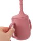 thumbnail image 4 of Taza de silicona para beber para bebés, taza de entrenamiento para niños pequeños, taza con pajita para niños, taza de agua de 400 ml, 4 of 5
