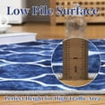 thumbnail image 3 of GlowSol 10'x13' Large Rugs for Living Room Modern Geometric Rug Bohemian Carpet Moroccan Rug Non Slip Low Pile Rug Soft Accent Rug for Bedroom, Navy Blue, 3 of 6