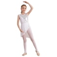 thumbnail image 4 of iiniim Girl's Irregular Hem Lyrical Dance Costume Sequin Halter Ballet Contemporary Dress Size 6-16 White 10, 4 of 7