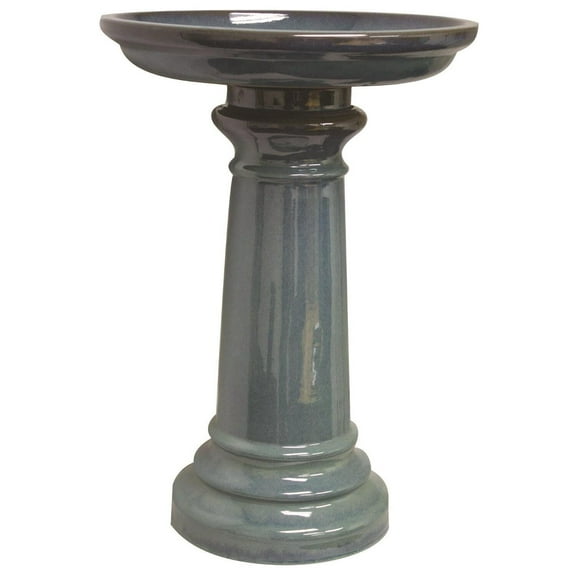 Gardman USA GP0110ESSp Ceramic Bird Bath Light Blue