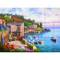 thumbnail image 1 of Tile Mural Kitchen Backsplash - SK-Harbor Garden - by Sung Kim, 1 of 1