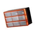 thumbnail image 3 of Cajonera de almacenamiento Zulema Cuadrícula mediana naranja, 3 of 8