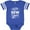 Football Blue and White, variant on Inktastic Happy New Year in Hand Lettering Boys or Girls Baby Bodysuit
