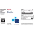 thumbnail image 2 of GNC Biotin 2500mcg | Supports Healthy Hair, Skin, & Nails | 120 Count, 2 of 5