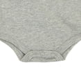 thumbnail image 4 of Riecok Baby Infant Toddler Ribbed Sleeveless Bodysuit Jumpsuit Unisex Solid Color Summer Suspender 0-24 Months Gray 3 M, 4 of 5
