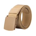 thumbnail image 2 of AMERTEER Men Belt Nylon Belt Webbing Canvas Outdoor Web Belt with Plastic Buckle, 2 of 7