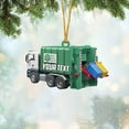 thumbnail image 3 of Personalized Garbage Truck Ornament 2024 Green Garbage Truck Ornament Green Garbage Truck Christmas Ornament 2024 Trash Truck Ornament Xmas Custom Garbage Truck Hanging Christmas Ornament (GT3) - 3246, 3 of 5