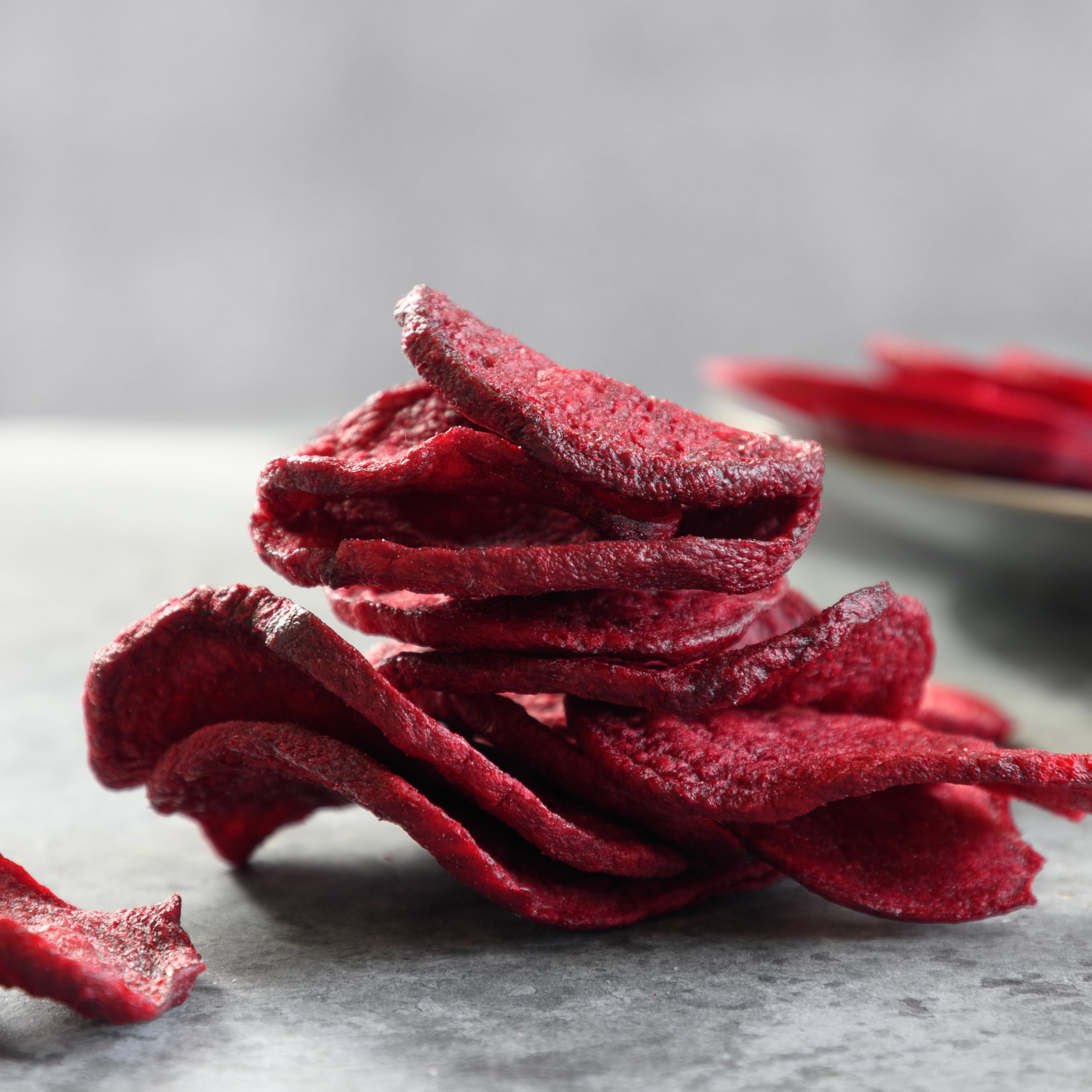 Beet Chips, 2 Pound Bag, Dried Beets, Veggie Chips, Vegetable Snacks, The Hampton Popcorn & Candy Company