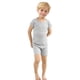 thumbnail image 1 of Odeerbi 6M-7Y Conjunto de Pijama de Verano Para Niños Y Niñas de Punto Elástico Con Camiseta de Manga Corta Y Pantalón Corto de Cintura Alta Conjunto de Pijama de Dos Piezas, 1 of 5