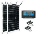 thumbnail image 1 of Kit de panel solar portátil de 600 W, resistente al agua y al polvo, de 18 V y de bajo consumo, construcción robusta para baterías de automóviles, vehículos recreativos, barcos, aeronaves, satélites,, 1 of 5