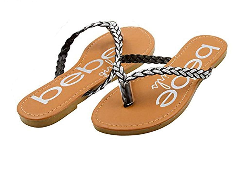 bebe thong sandals