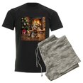 thumbnail image 6 of CafePress - Adorable Yorkshire Terrier Yorke Christmas Pajamas - Men's Dark Loose Fit Cotton Pajama Set, 6 of 7