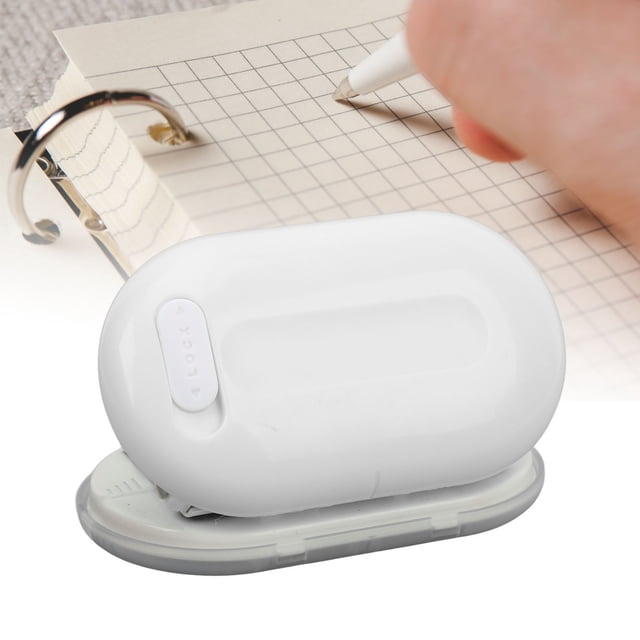 Mini Machine à Perforer Manuelle Compacte pour Papier DIY 3 Trous pour Maison Bureau Dortoir