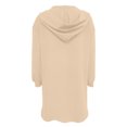 thumbnail image 4 of Women's Spring Fall Long Blazer Jackets Sleeve Lapel Pockets Loose Fit Work Casual Blazers Outerwear, 4 of 7