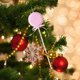 thumbnail image 5 of Adorno colgante para de Navidad, colgante de Navidad, artesanía ligera y creativa portátil, decoración navideña para año Nuevo, cafetería en , Rosa Pequeña Bombón Rosa Pequeño, 5 of 8