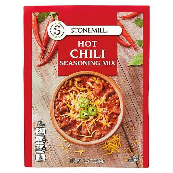 Hot Chili Seasoning Mix, 1.25 oz- Pack of 3