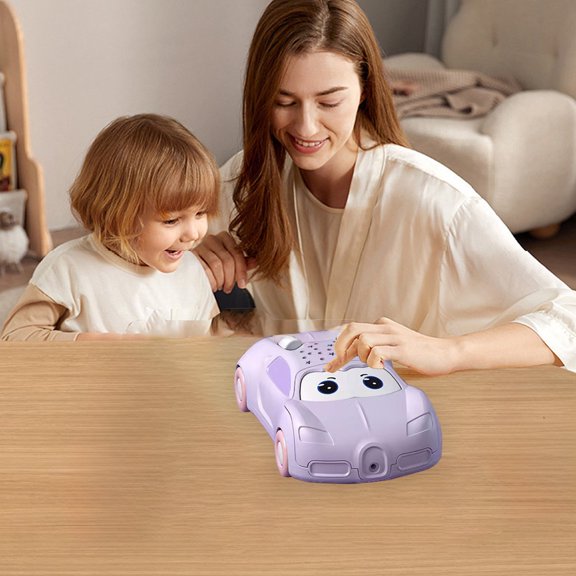 Car Shaped Interactive Toy Phone for Toddlers,Music Sound Effect Colorful Button Toy,Number Shape Cognitive Early Learning Toy,Fine Motor Skill Training Safe Toy,Portable Compact Educational Gift