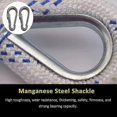 thumbnail image 2 of Born Pretty 5m Fire Escape Ladder, Flame Resistant Fire Escape Rope Ladder Safety Escape Ladder Emergency Fire(rui), 2 of 4