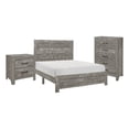 thumbnail image 1 of Eb Ensemble de Chambre Trois Pièces Format Double - Style Ferme - Gris - Noir, 1 of 6
