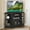 Black, variant on ModFusion Lodge Style TV Stand for 55-Inch Screen, Freestanding, Adjustable Shelves, Drawers, Cable Management, 6 Shelves, 47.5 x 19.7 x 28 Inches, Brown