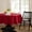 Red, variant on Elrene Home Fashions Continental Solid Texture Water and Stain Resistant Tablecloth, Red, 52" x 70" Rectangle