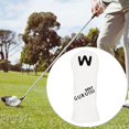 thumbnail image 4 of kurtrusly Golf Head Covers Driver Fairway Wood Putter Sleeve Hybrid Cover w/Number Tag White 5 35x12cm, 4 of 8