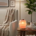 thumbnail image 2 of Mainstays Sculpted Glass Electric Plug-in Wax Melt Warmer, Scent Warmer, Pink Blush, 2 of 7