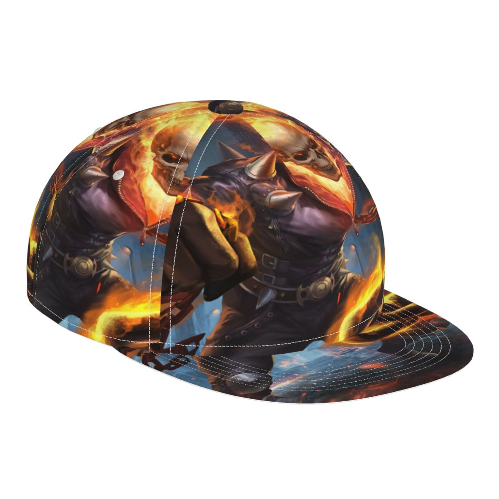 Flat Bill Brim Adjustable Baseball Cap Hip Hop Hat Kuwait Ubuy