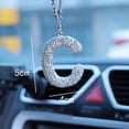 thumbnail image 7 of Shoreew Bling Car Letter Charm Faux Letter Pendant Car Rear View Mirror Hanging Rhinestone Alphabet Ornament for Car Tree Accessory, 7 of 7