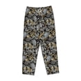 thumbnail image 4 of Goofa Rose Flowers Printed Soft Pajama Pants for Women, Wide Leg Comfy Casual Lounge Yoga Pants-X-Large, 4 of 9