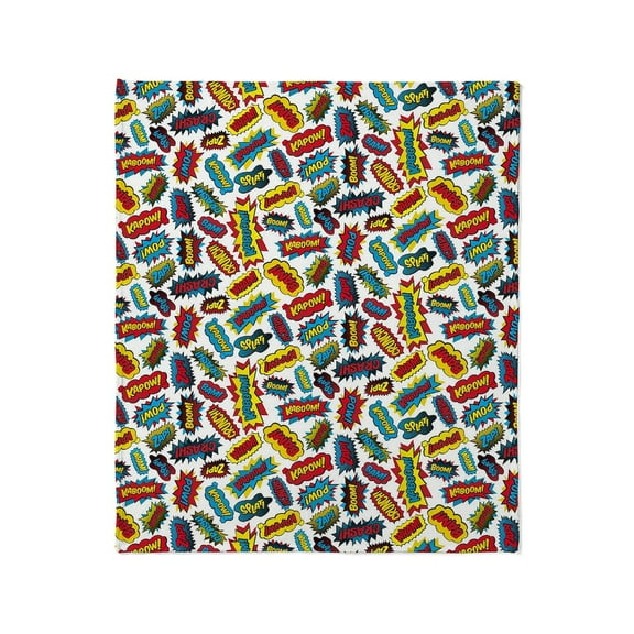 CafePress - Super Words! Throw Blanket - Soft Fleece Throw Blanket, 50"x60" Stadium Blanket