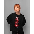 thumbnail image 2 of Emoji Kanji Art - The Iconic Brand Graphic Women's Sweatshirt, 2 of 4