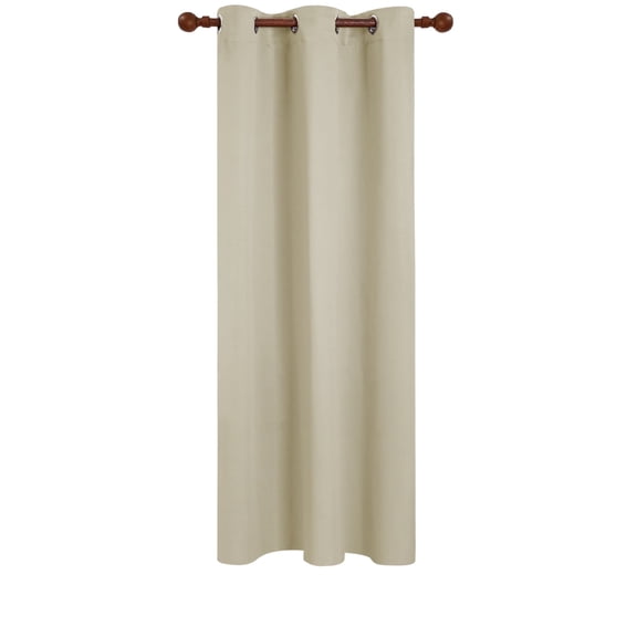ZOPZO Blackout Curtain Thermal Insulated for Living Room, 42×72 inch, Beige, 1 Panel