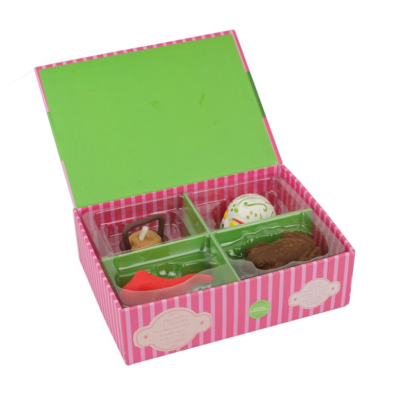 Harry Potter Honeydukes 4-Piece Eraser Set w/Box EXCLUSIVE - New in Box