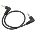 thumbnail image 4 of Audio Connection Cable, Black Easy To Fix 30cm Wire Length 3.5mm Audio Cable Faster Transmission Speed  For Microphone To Mobile Phone Wire, 4 of 8