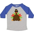 thumbnail image 3 of Inktastic Thanksgiving Pilgrim Turkey Boys or Girls Toddler T-Shirt, 3 of 5
