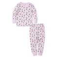 thumbnail image 1 of Baby-Girls Infant PJs Slippery Slopes Print Long Pajamas Set-Pink-18-24 Months, 1 of 2