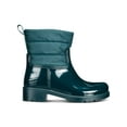 thumbnail image 2 of CHARTER CLUB Womens Green Back Pull-Tab Water Resistant Padded Trudyy Round Toe Block Heel Rain Boots 7 M, 2 of 4