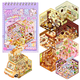 thumbnail image 1 of Libreta Sticker Pegatinas Decoración Cuarto Miniatura 10 Escenas, 1 of 9