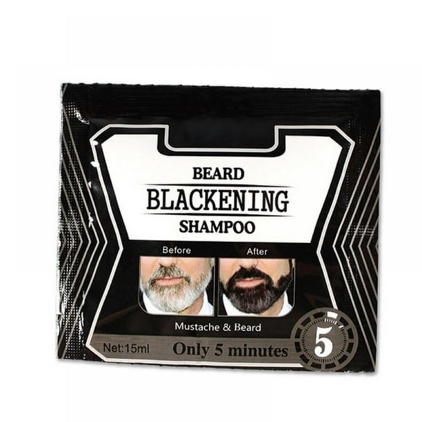 Beard Blackening Shampoo Natural Without Stimulation Dyed Beard Shampoo
